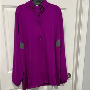 Under Armour Magenta Quarter-Zip Pullover